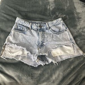 urban jean shorts